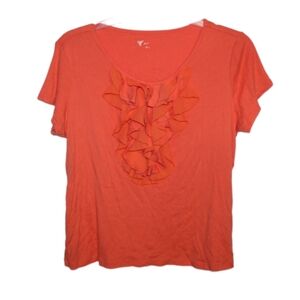 Women's Ruffle Short Sleeve Top